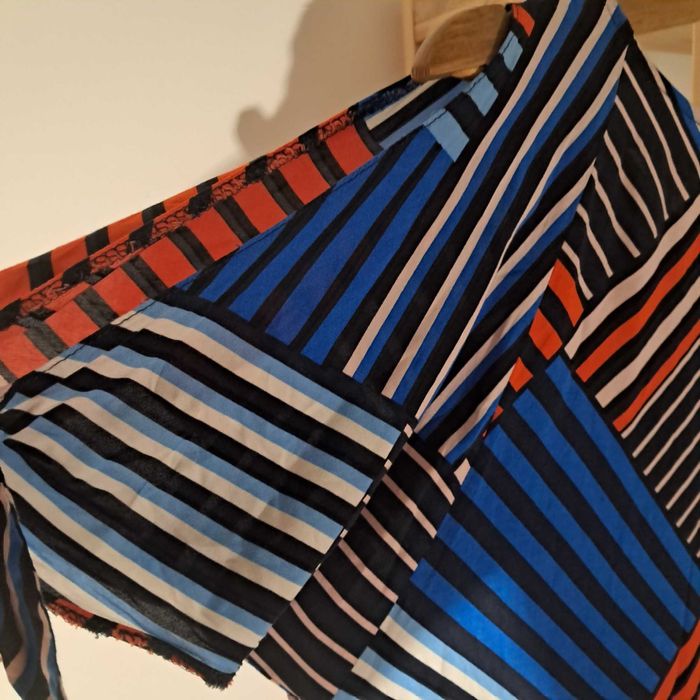 Kolorowa sukienka etniczna z wiskozy 100% wiskoza M 38