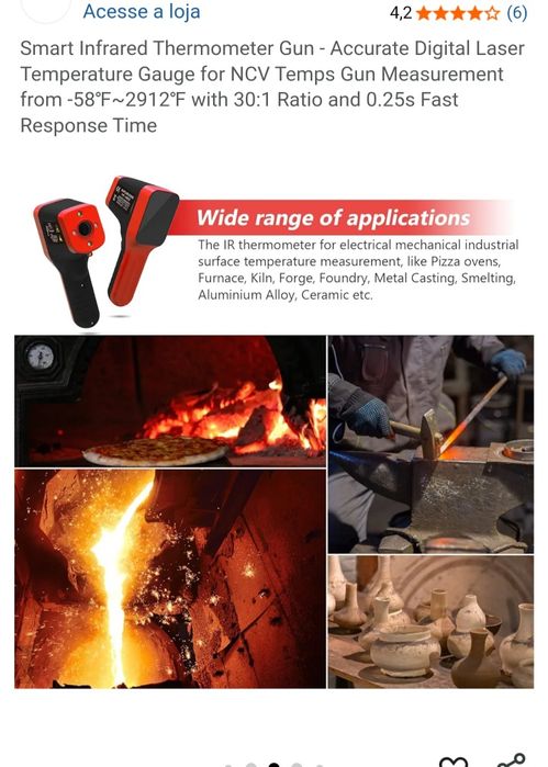 Termómetro infravermelhos