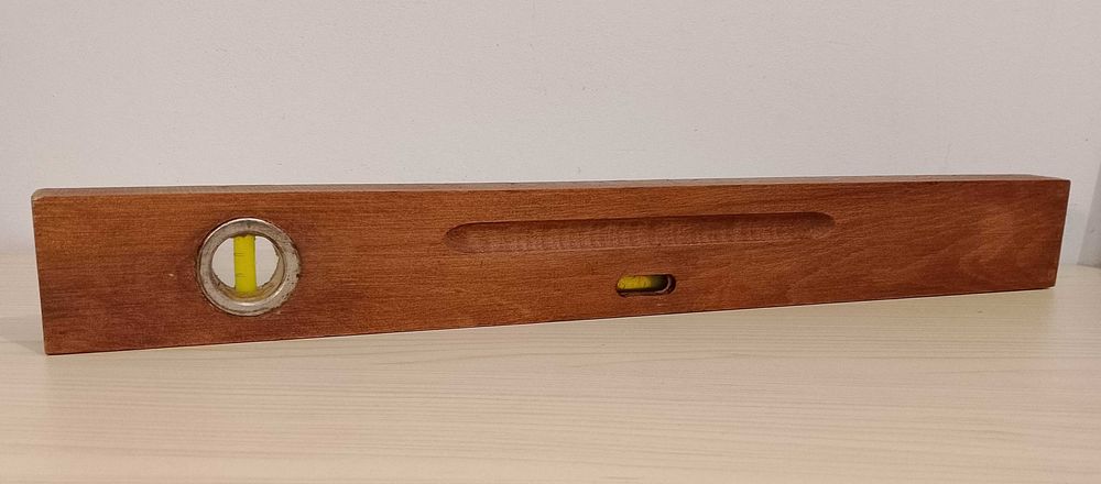 Stara drewniana poziomica, 50 cm /Vintage/ PRL.