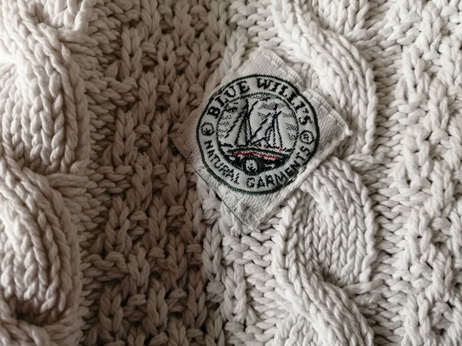 casaco de malha bleu willys