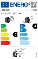 2 Pneus NOVOS Michelin Pilot Sport 4 – 235/45 ZR17 97Y