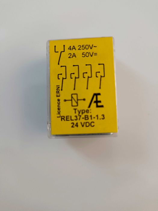 ERNI REL 37-B1-5.5 - PRZEKAŹNIKI, 24V, 4A-250V, 2A-50V