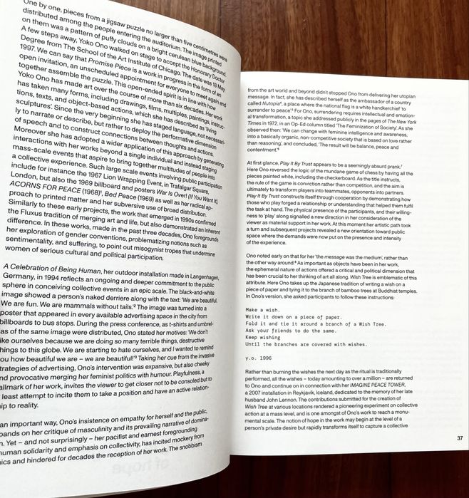 Yoko Ono: O Jardim da Aprendizagem da Liberdade | The Learning Garden of Freedom