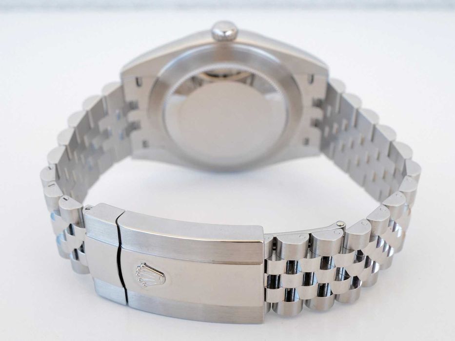 Rolex Datejust 41 Blue Dial Domed Bezel Jubilee Bracelet (2022)