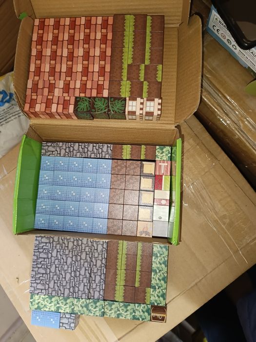 Магнітний конструктор майнкрафт 100, 150 блоків кубиків магнитный Mine