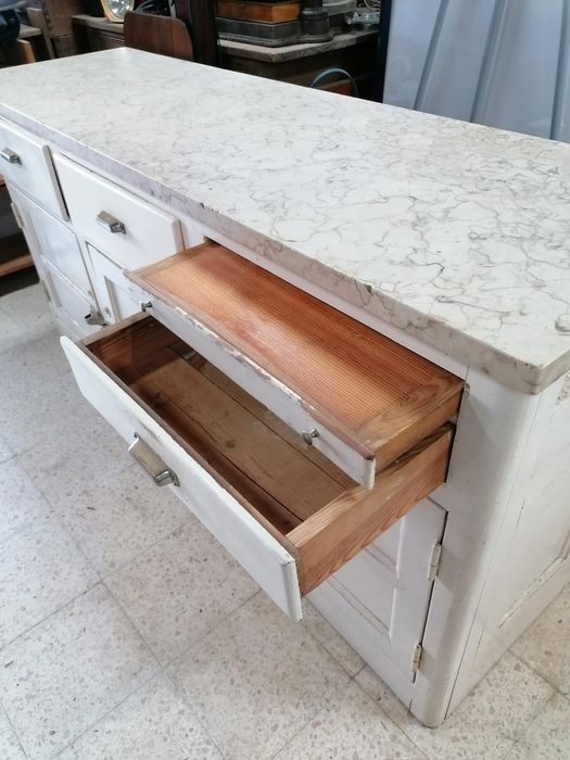 Bancada ilha antiga para cozinha