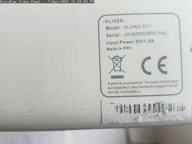 Tablet Kliver KLIPAD D71 nr249