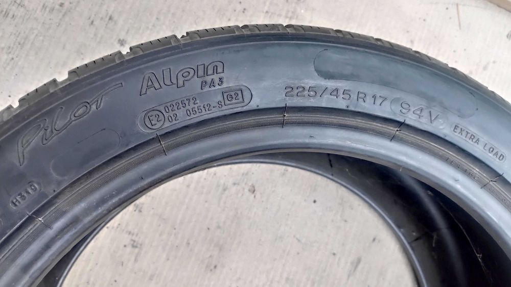 Шини 225/45R17. Michelin. 2024р. Франція
