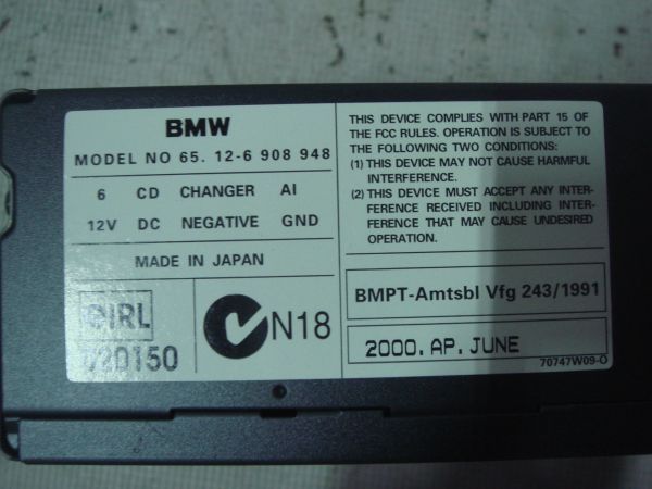 Leitor Cd Changer Bmw 3 (E46)