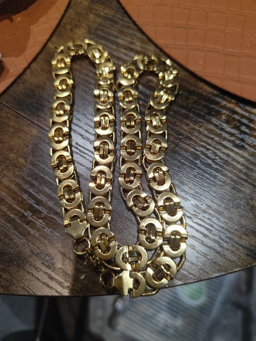 Łańcuszek złoty pozłacane