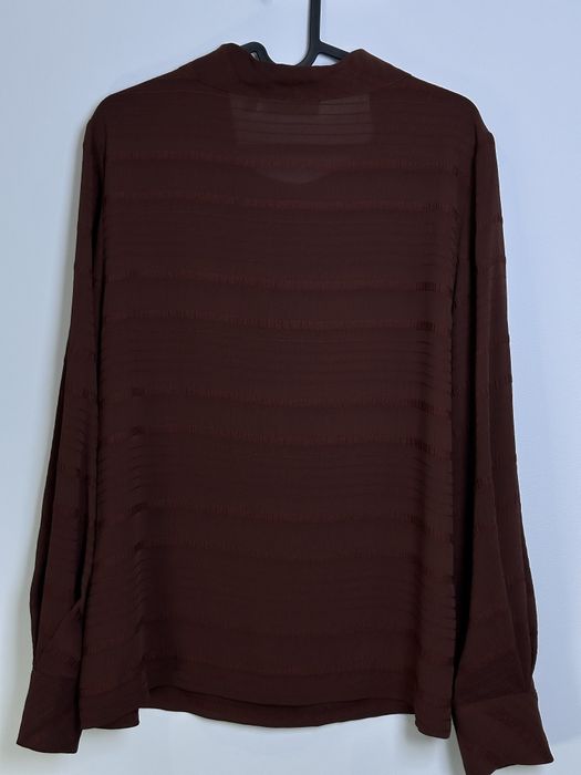 Brązowa bluzka damska M