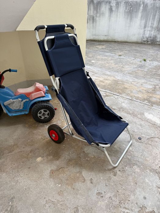 Cadeira de praia com rodas
