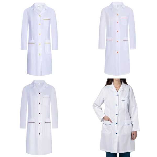 Fartuchy laboratoryjne 100% bawełny