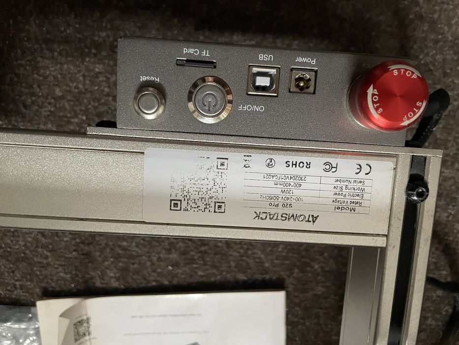 Лазерний гравер ATOMSTACK S20 PRO 20 вт