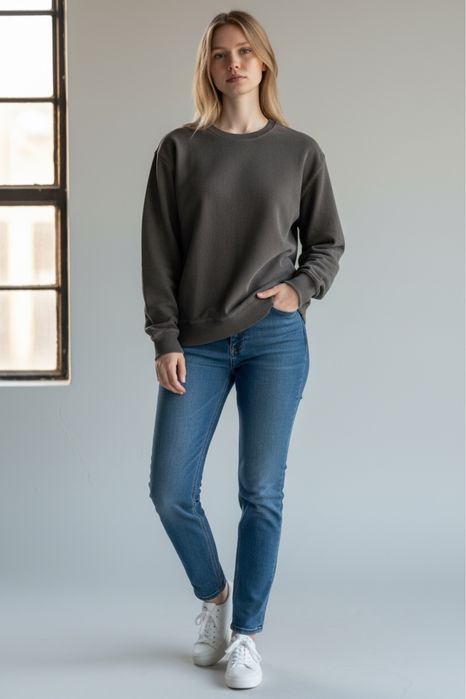 Світшот Zara графіт, стильна база.