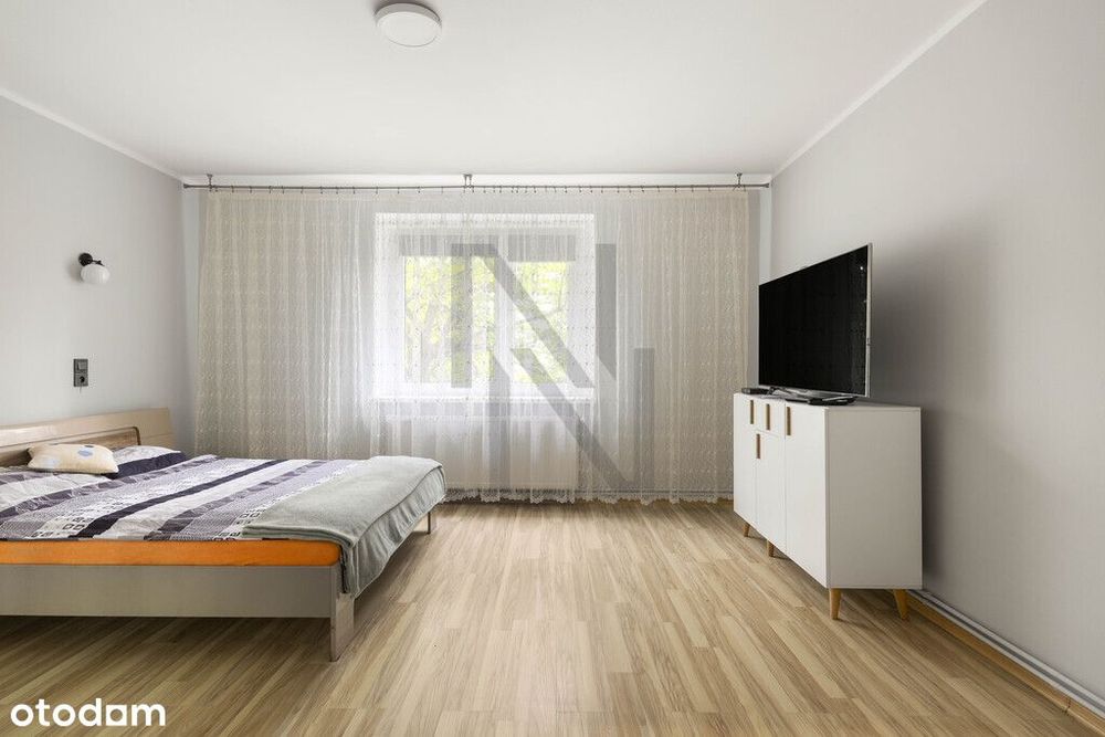Rezerwacja/ 67m2 / 3 pokoje + 2 ogródki 150m2 /