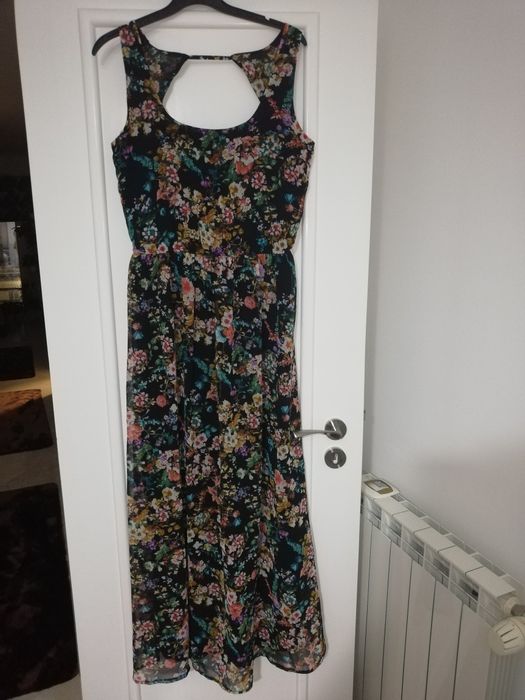 Vestido comprido florido