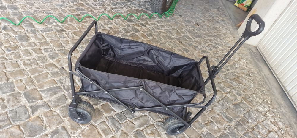 Carrinho de transporte dobrável todo o terreno que suporta até 150 kg