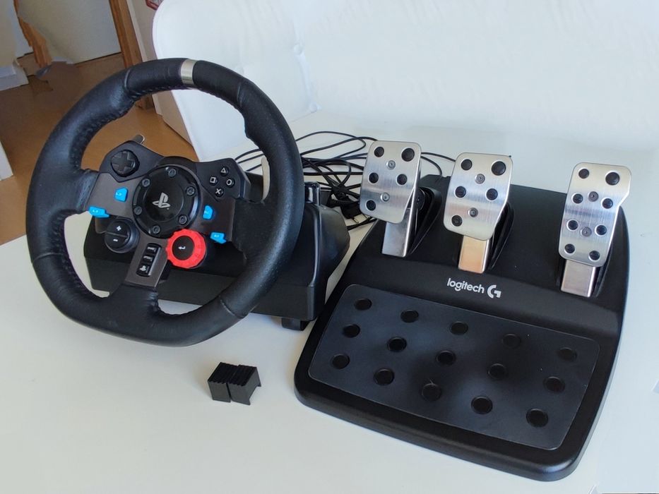 Logitech G27 volante e pedais simracing playseat gaming simulação jogo  Guarda • OLX Portugal