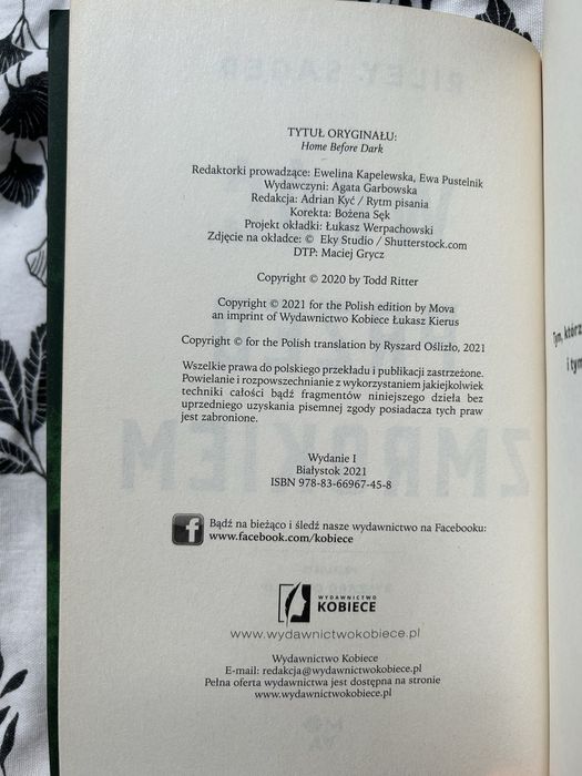 Wróć przed zmrokiem Riley Sager
