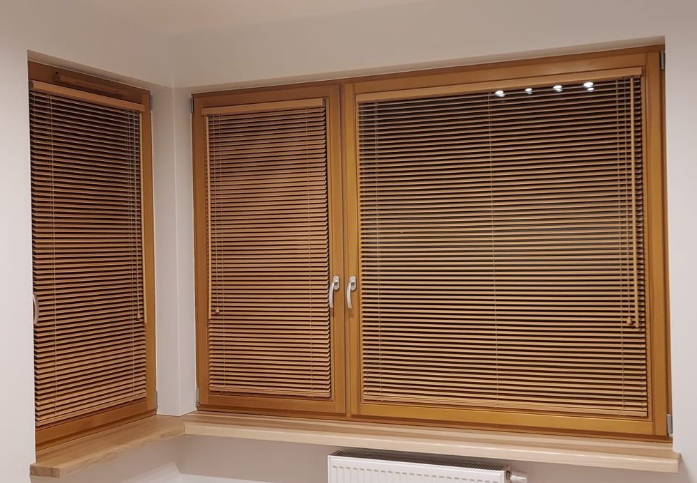 Żaluzje drewniane / Żaluzje aluminiowe