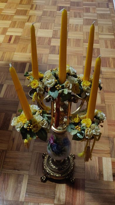 Conjunto decorativo dourado. Baixa de preço