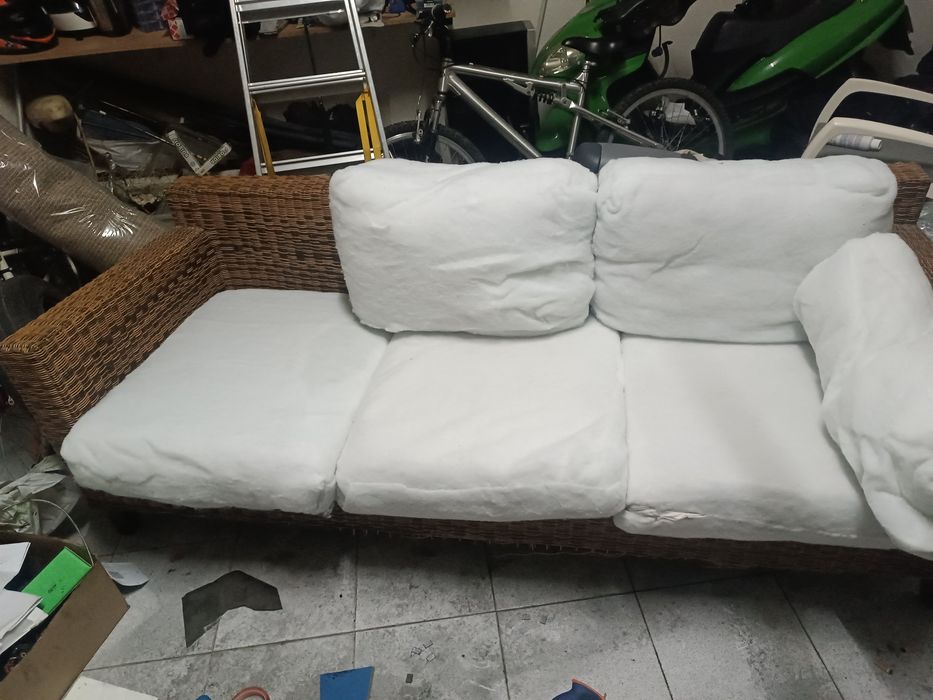 Sofá de verga madeira