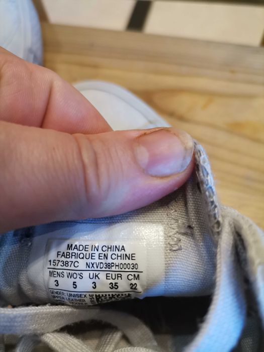 Шкіряні кеди converse