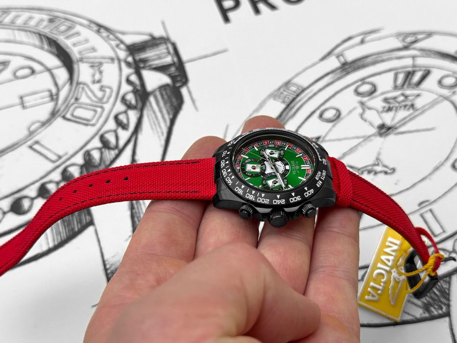Годинник Invicta SPEEDWAY MONTECARLO 50518 Chronograph 40 мм. 100 MT.