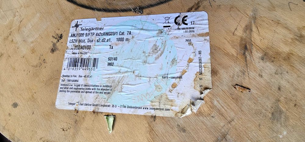 Cat 7 Kabel sieciowy zewnetrzny  1000 m / cat6