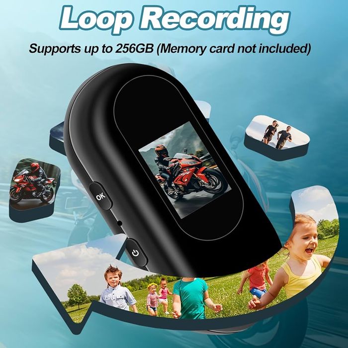 Екшн-камера 1080P HD та ширококутний нічний бачення 120