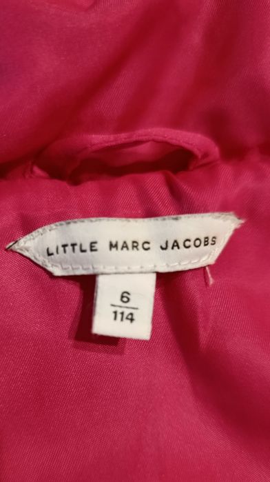 Брендова хутряна жилетка Little Marc Jacobs з капюшоном (6 років / 114 см)