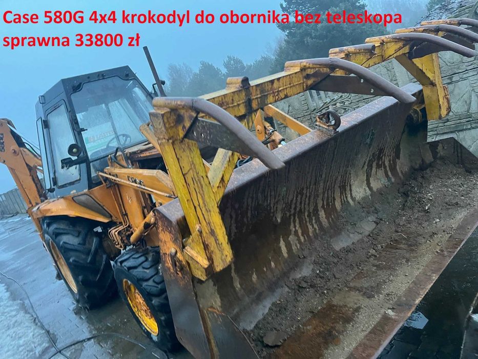 Koparko ładowarka CAT 428 krokodyl 4x4