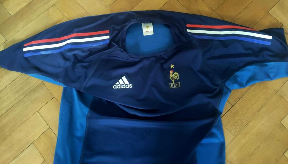 Koszulka piłkarska Vintage Reprezentacji Francji 2002
