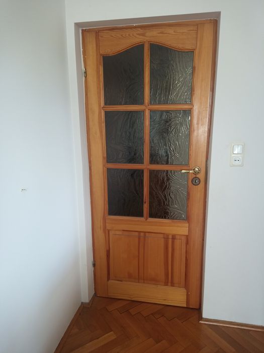 Drzwi drewniane wewnętrzne 80cm x 3 szt.