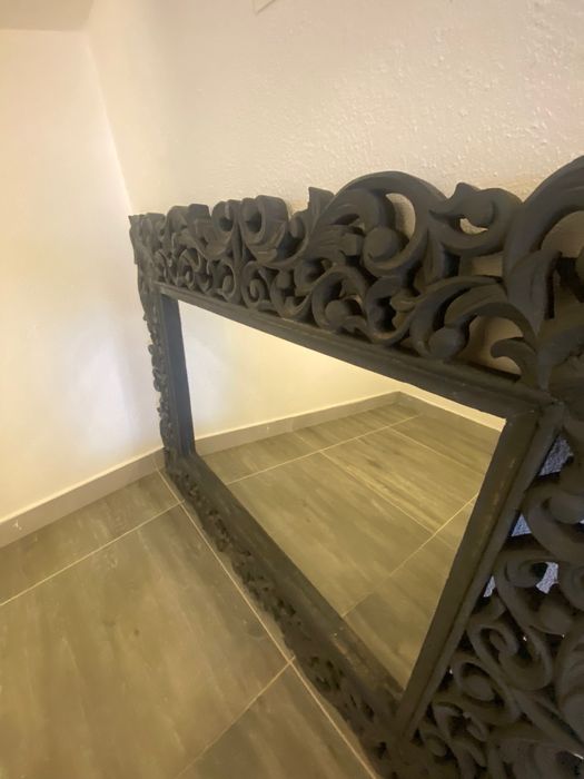 Espelho talha preto 90x120cm