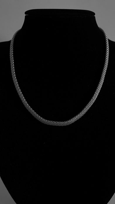 Srebrny Łańcuszek splot "ŻMIJKA" 43,5 CM 13 GRAM ! PR. 925 Okazja !