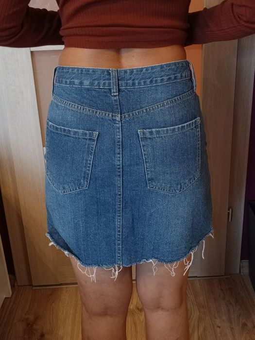 Dżinsowa mini spódniczka