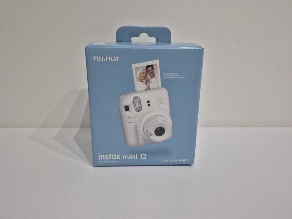 Fujifilm Instax Mini 12 biały, jak nowy, komplet, działa idealnie