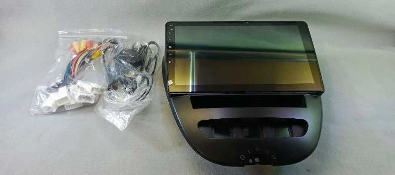 Radio Android 12 10” Peugeot 107 Citroen C1 Toyota Aygo 2005–2014