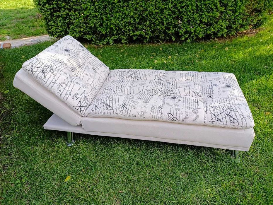 Esperguiçadeira chaise longue uso interior exterior em tecido