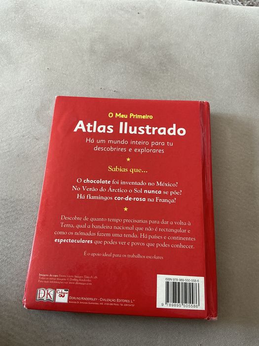 Livro O meu primeiro atlas ilustrado