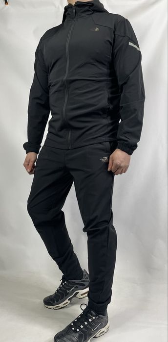 Костюма спорт мужской в черном цвете на весну осеб в топ качестве