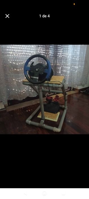 Volante Thrustmaster T150 + suporte PVC