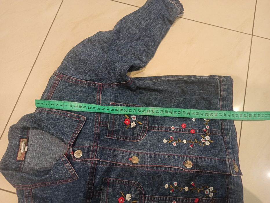 Katana / lekka kurteczka jeansowa dla dziewczynki rozmiar 128