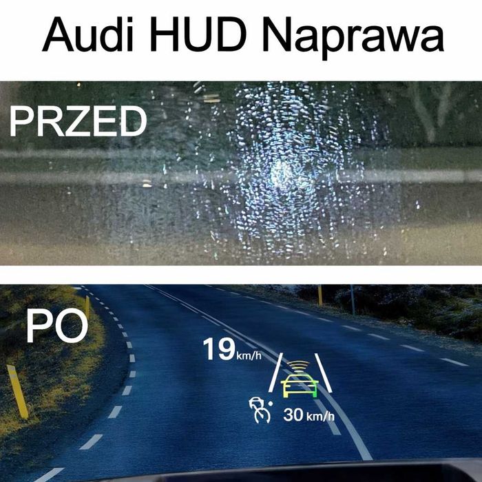 Naprawa HUD Audi A6/A7/A8 - wyświetlacz HEAD UP