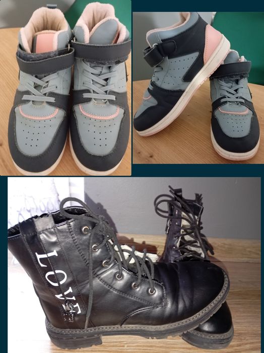 Buty na jesień dla dziewczynki r. 34