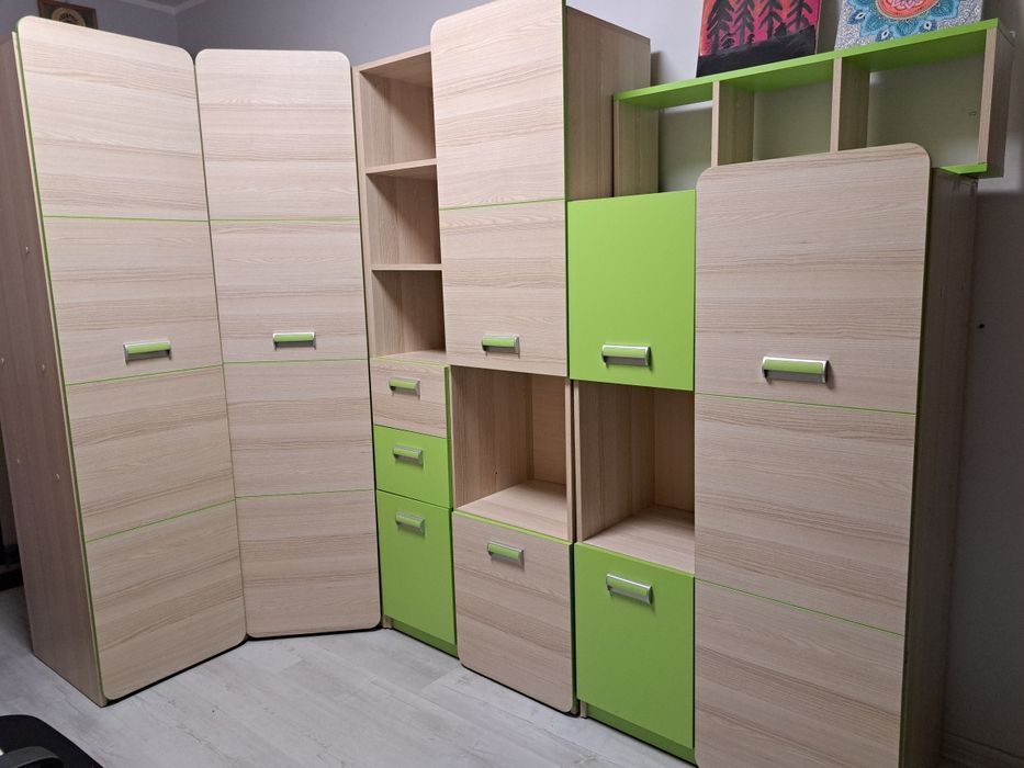 Meble do pokoju dziecięcego  młodzieżowego 2 × regał  słupek szafa pół