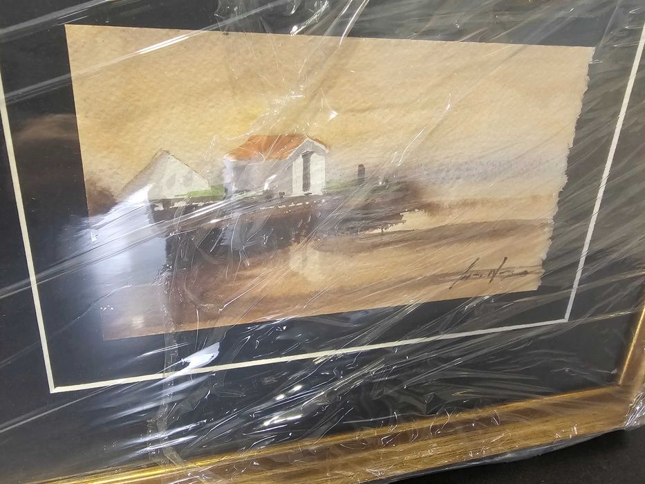 Aguarela sobre papel - A. Neves - Salina