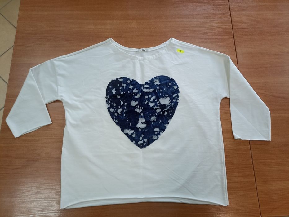 Bluzka bawełniana z aplikacją